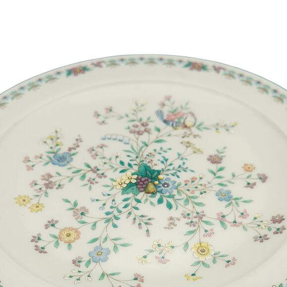 Vintage Noritake Japan Paradise Green 8223 W80 Floral 10" Round Dinner Plate - Picture 3 of 7